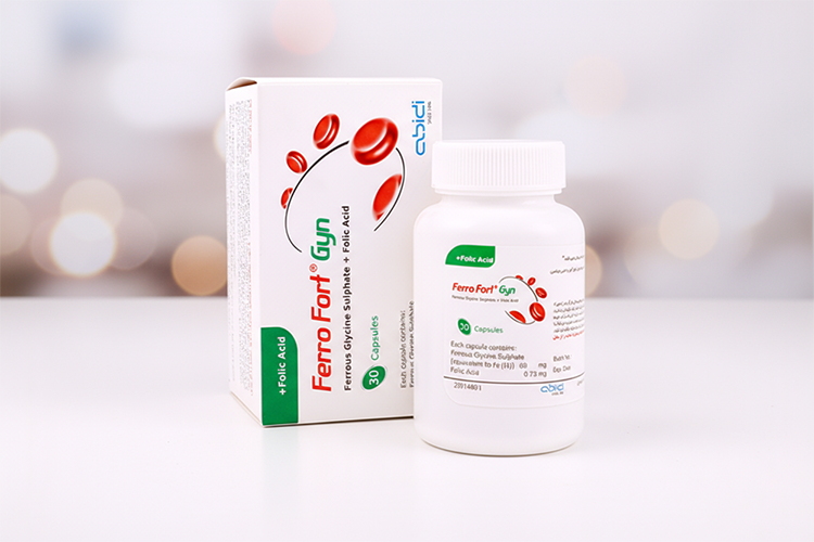 تصویر بطری مکمل فروفورت گاین برای درمان کم‌ خونی